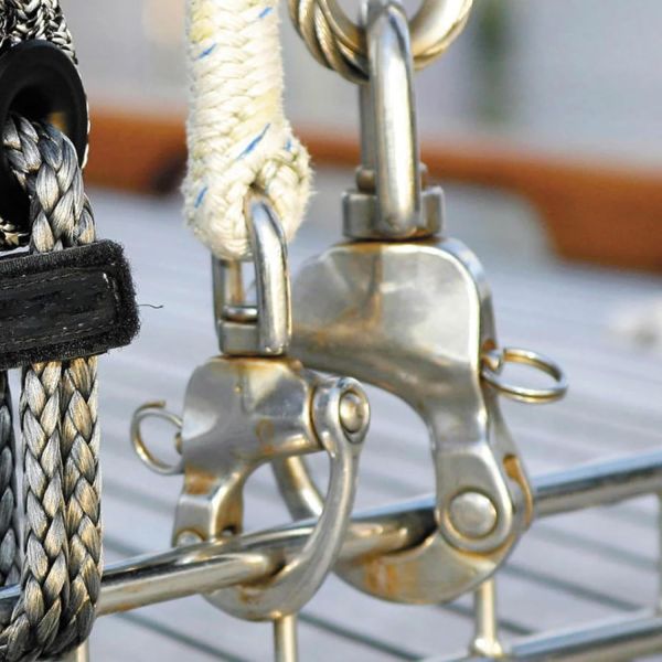 316 Stainless Steel Swivel Eye Snap Shackle 20x65mm