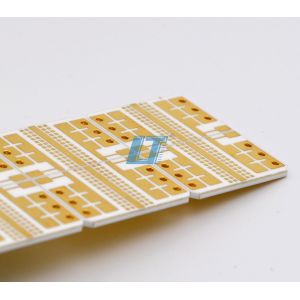 Quality Al2O3/ALN Electronics Ceramic PCB Board 0.1mm Min Line Black Solder Mask for sale