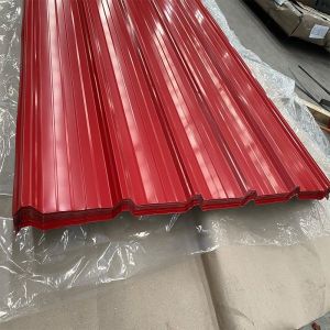 PPGI Galvanized Corrugated Metal Roofing 0.02mm DX51D ASTM