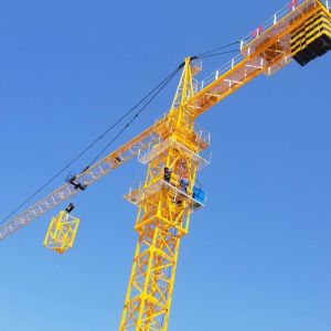 Quality Flat Top Tower Crane 60m Jib Eco-friendly VFD Control for sale