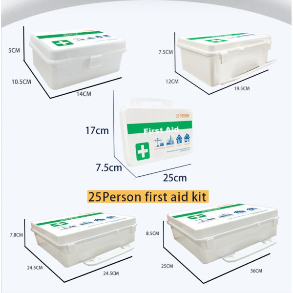First Aid Kit for 25 People Meets OSHA & ANSI for Outdoor/Camping/Travel Emergency Medical Providers