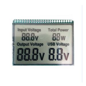 Digit Transmissive Lcd Display , White Digit Custom Lcd Screen Module