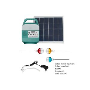 China IP65 Household Lighting Solar Panel System 9W With LED Bulb on sale