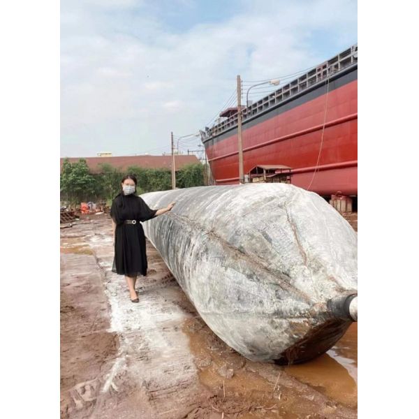 Natural Rubber Ship Launching Airbags Customized CCS BV Certified