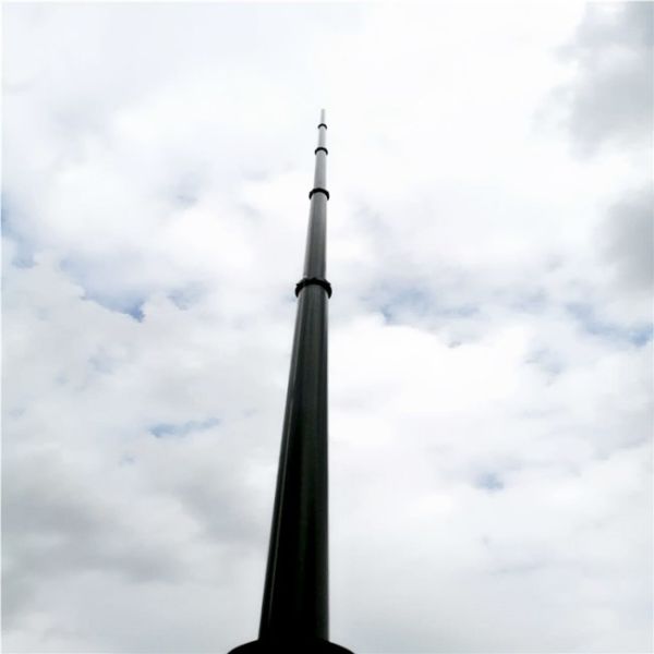 Collapsible 9M 30ft 15KG Antenna Telescopic Mast