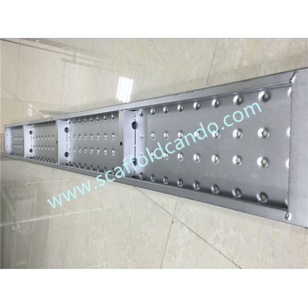 Buy Construction project used working platform scaffolding steel plank, 225*38mm steel board EN 12811 in Middle East market at wholesale prices