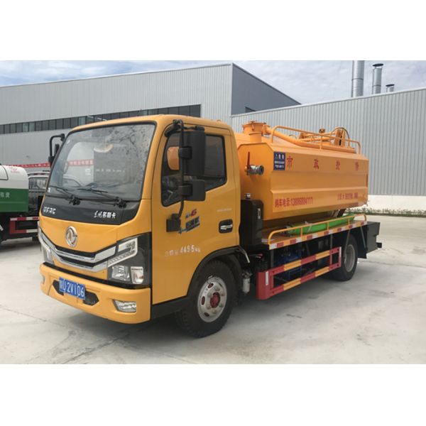 Buy RHD 5m3 Vacuum Sewage Suction Truck With Jurop Vacuum Pump at wholesale prices