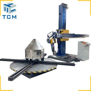 CNC Automatic Polishing Machine For Steel Toricone Head Surface Polishing