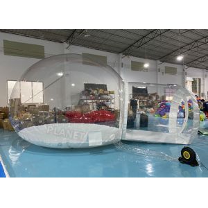 0.8mm clear PVC Inflatable Bubble Tent with 2m tunnel