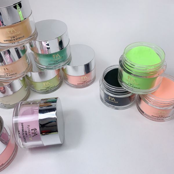 Wholesale Loose Nail Acrylic Solid Powder Private Label Nail Dipping Powder Custom Bulk Acrylic Dip Powder