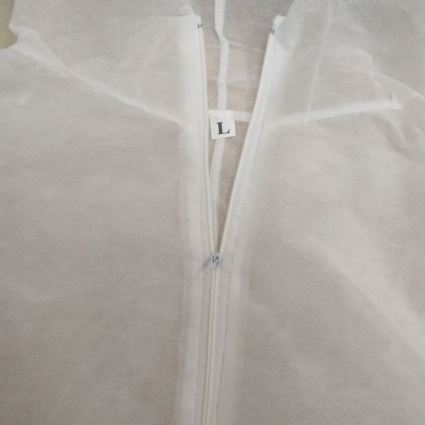 Polypropylene Pp Breathable Disposable Protective Coverall With Hood