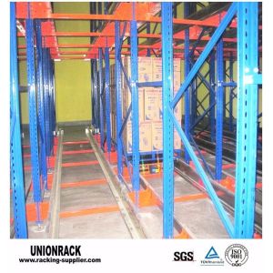 Quality Mutilayer Steel Shuttle Pallet Racking System 1500KG Customized for sale