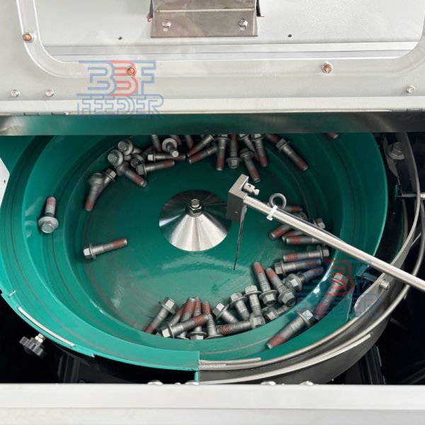 CE Certification Vibratory Bowl Feeder Electric PU Coating Screws Vibrating Feeding