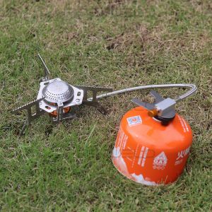 4600W Firepower Windproof Camping Stove with Piezo Ignition Lightweight and