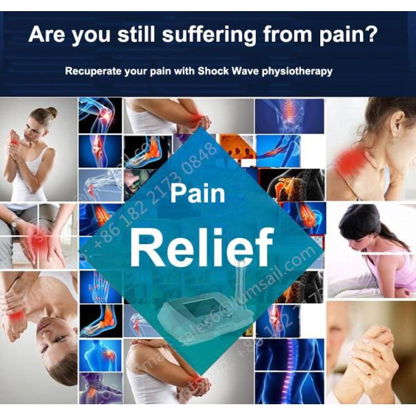 Professional Air Compressor Shockwave Therapy System For Jumpers Knee