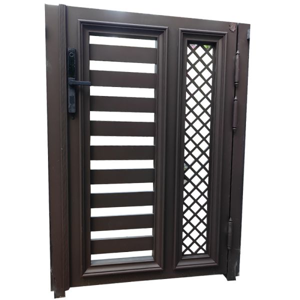 Sandblasted Cast Black Wrought Iron Gate 72x96 for Driveway