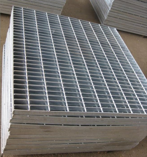Plate Metal Serrated Bar Steel Galvanised Grating For Bridge And Trench Cover
