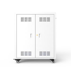 Galvanized Sheet Computer Charging Cabinet For 30pcs Laptops