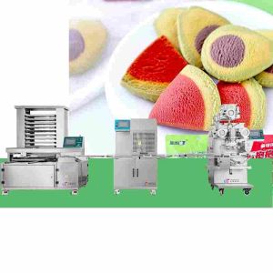 SUS Cookie Encrusting Machine PLC Biscuit Manufacturing Equipment