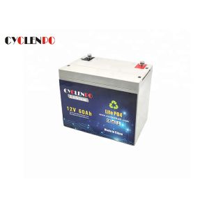 Solar Power Deep Cycle Battery , 18650 Rechargeable Lithium Lifepo4 Battery High