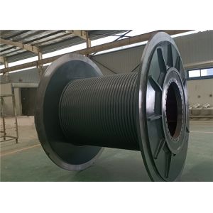 Q355B Material Lebus Grooved Cable Drum For 15Ton Hydraulic Pulling Winch