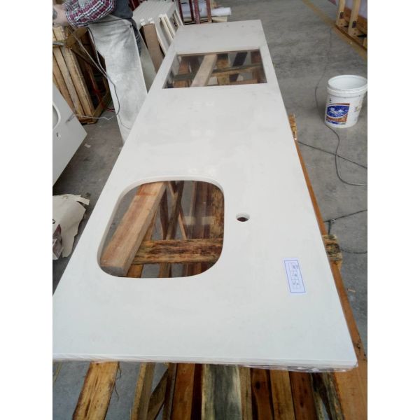 Crystal White Quartz Countertop Kitchen,Kitchen Counter Tops Quartz White Color