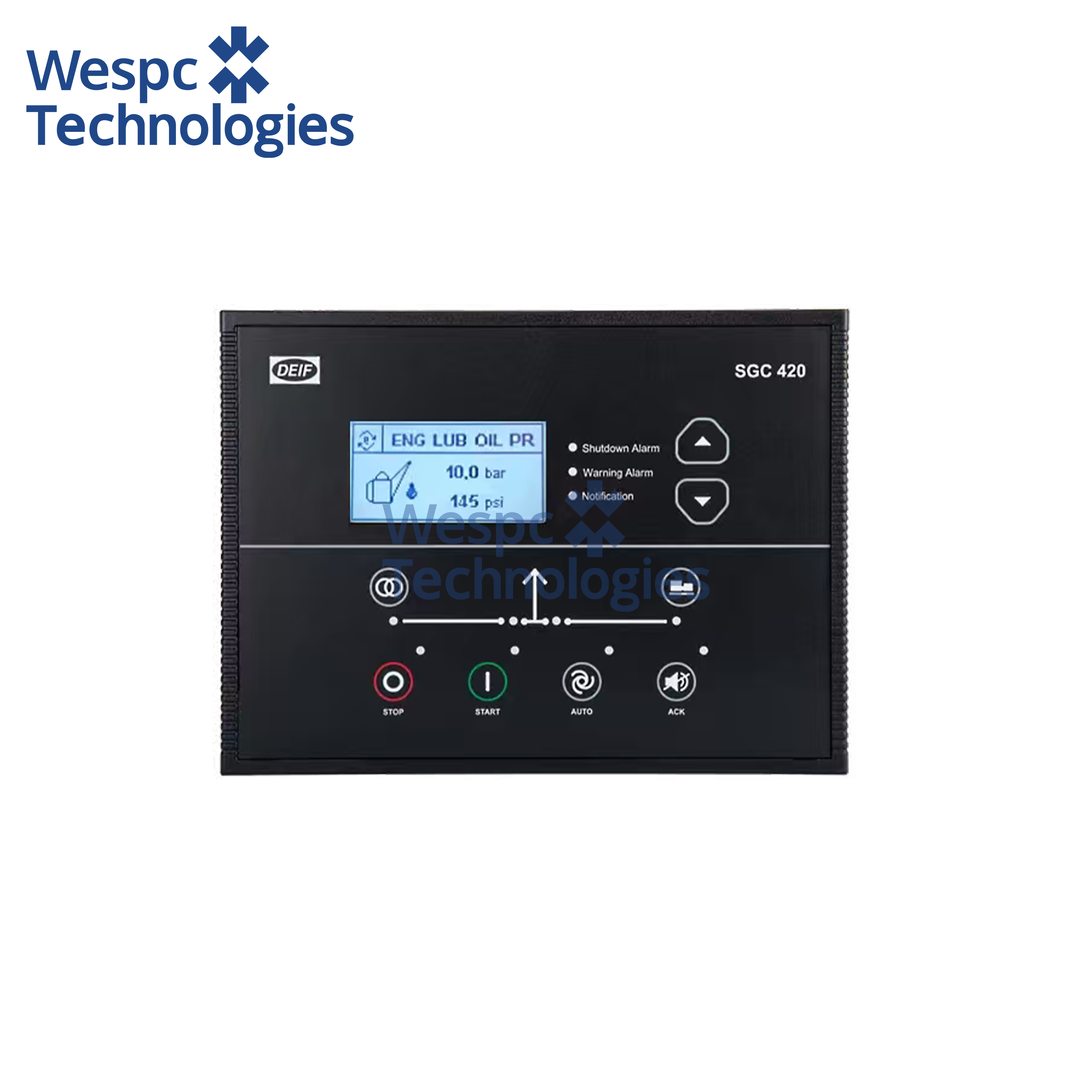 China WESPC Original SGC420 MKII DEIF Genset Controller Generator Control Module Panel on sale
