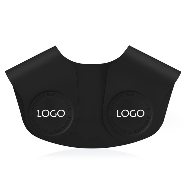 Custom Logo Barber Black Silicone Shawl for Hair Cutting and Dyeing at Salon Supplies