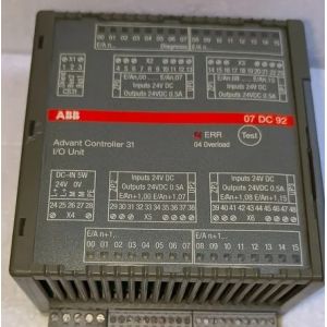 ABB 07DC92 GJR5252200R0101 Digital I/O Module Distributed Automation PLCs