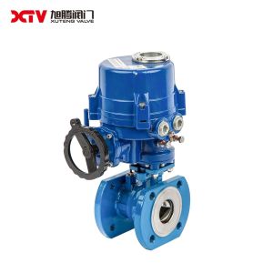 Gas Media High Platform Wafer Ball Valve with Straight Through Type Channel