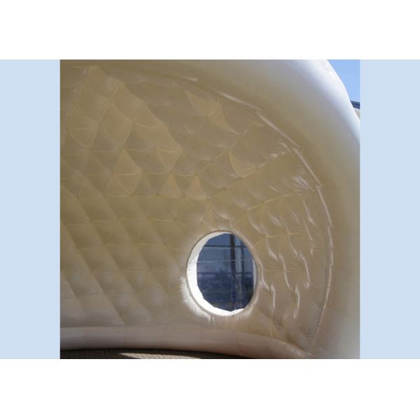 7x5m outdoor movable advertising white inflatable golf tent for trade shows or promotions