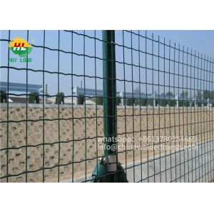 EN10218 2 Galvanized Welded Wire Mesh Fence rectangular opening