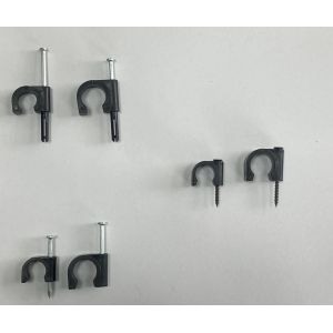 Thickened Plastic Cable Clips Pipe Clips Burr Free Versatility