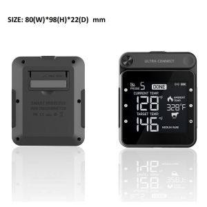 Digital WiFi Wireless BBQ Meat Thermometer USB For Oven