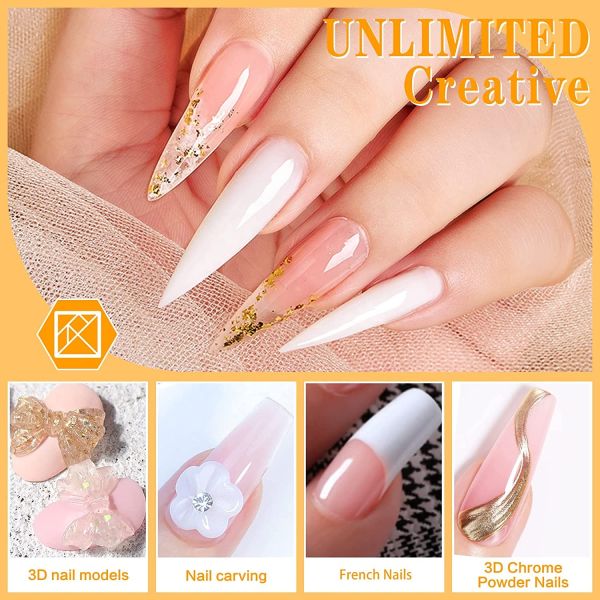 Custom Logo Polly Gel Wholesale Nail Supplies Private Label UV Poligel Nail Extension Poly Acrylic Gel