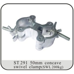 China Truss Accessories Double DJ O Clamps Audio Light Hanger 50mm Tubing on sale