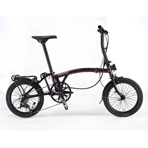 China Unisex Molybdenum Steel 16 Inch Folding Bike Disc Brake Bicycle 120kg With Changeble Speed on sale
