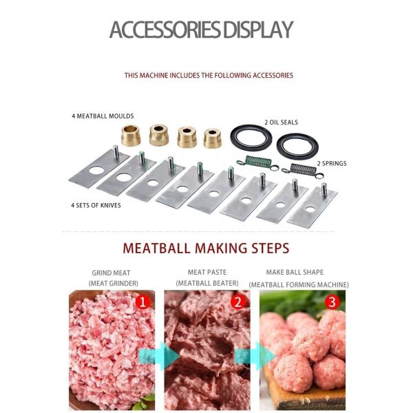 Factory Outlet high speed chicken fish beef meatball machine commercial meatball making machine