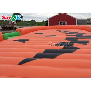 Customized Outdoor Inflatable Pumpkin Jumping Pad For Kids