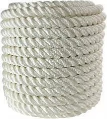 220m High Tenacity Abrasion Resistant 3 Strand Nylon Rope For Marine Dock Mooring