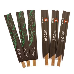 Carbonized Custom Disposable Chopsticks Independent Packaging Degradable