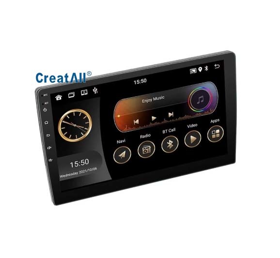 Buy Creatall 10-Inch Wireless CarPlay Adapter with Bluetooth Phone Connectivity HD Rearview Camera Integrated Android GPS Navigation at wholesale prices