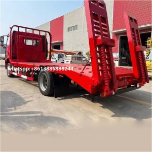 FAW 4*2 Flatbed Carrier Flat Bed Truck Machinery Equipment Transport Truck