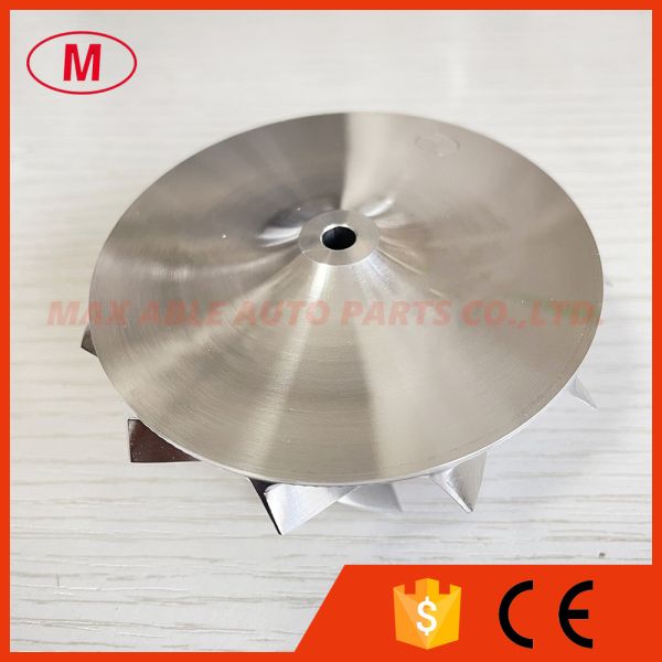 GT15-25 58.00/76.13mm 11+0 blades turbo Milling/aluminum 2618/billet compressor wheel