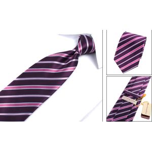 Silk woven necktie set-5pcs set
