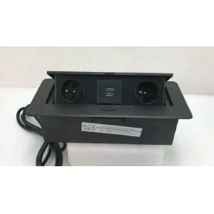 Quality furniture multimedia connector installed on table or desk for sale