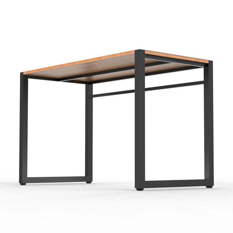 Home Office BAMBOO Table with Multifunctional Storage Holders and Height Adjustment