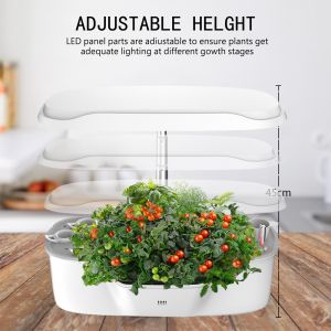 Indoor Full Spectrum 24W Hydroponic Growing System Succulents Herb