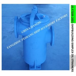 LUBE OIL PUMP SUCTION SIMPLEX OIL STRAINERS 5K-100A LA-TYPE JIS F7209-2001