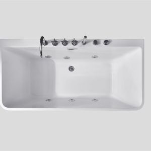 Personalised Heated Jacuzzi Bathtubs With Jets Stand Alone Deep Soaking
